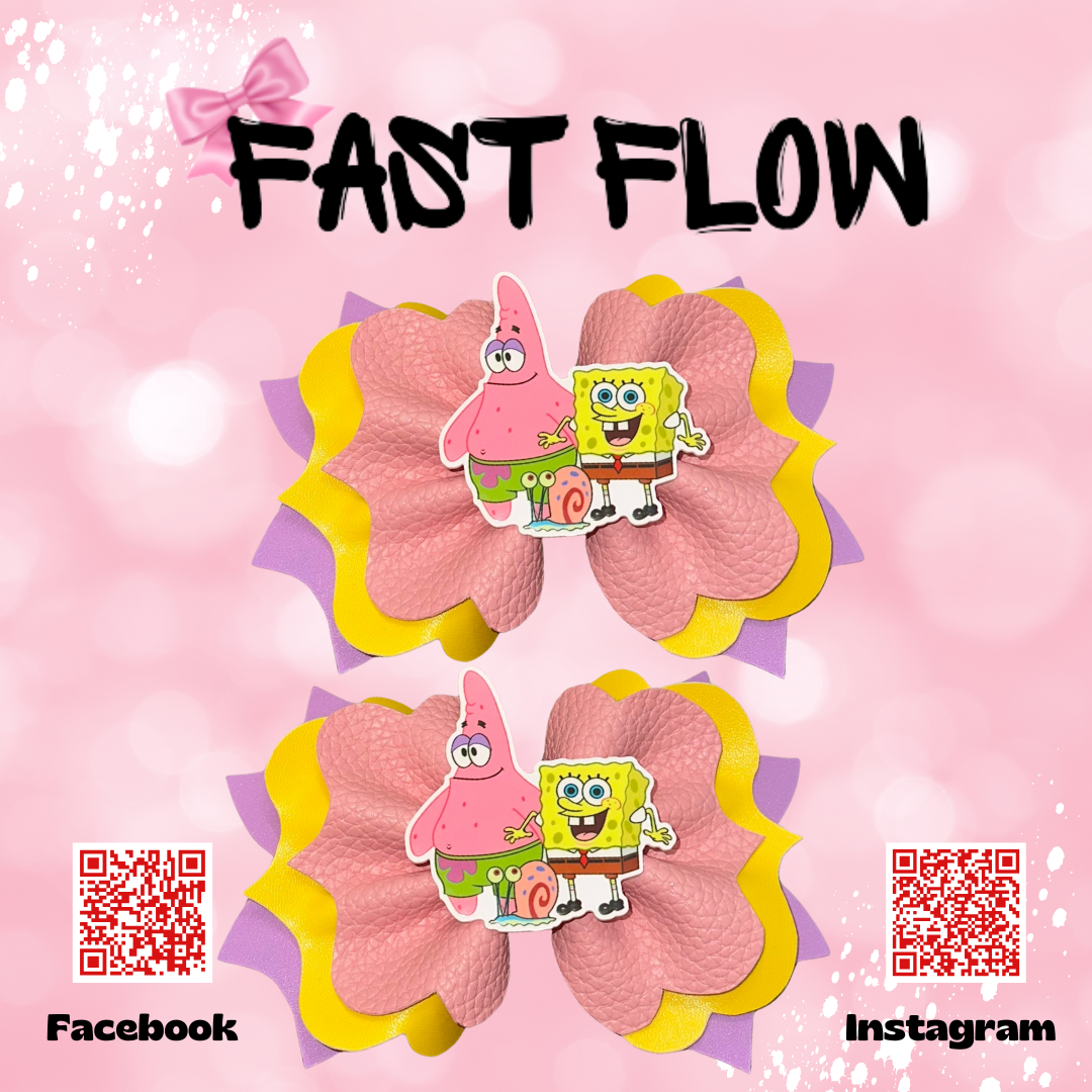 Bows Bob Esponja and Patricio Estrella 🎀
