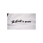THE WORLD IS YOURS OVERSIZED WHITE TEE