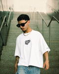 THE WORLD IS YOURS OVERSIZED WHITE TEE