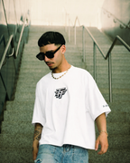 THE WORLD IS YOURS OVERSIZED WHITE TEE
