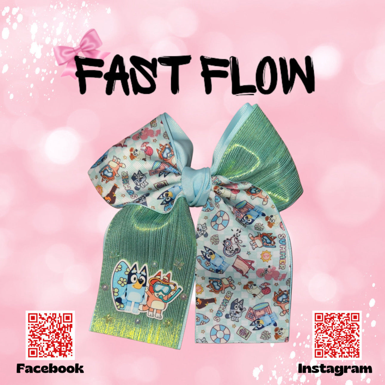 Bluey Summer Bows