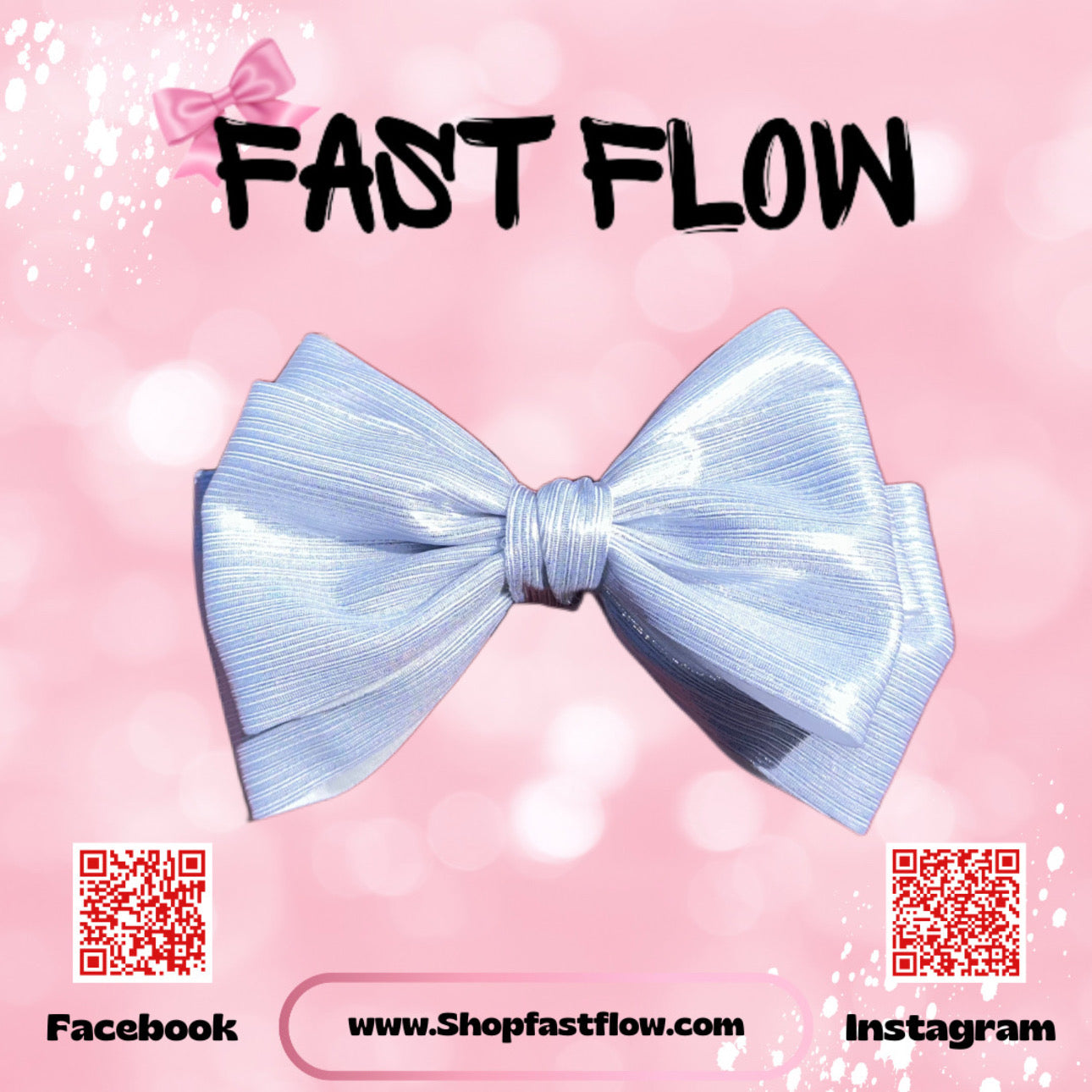 White and Silver Bows🩶