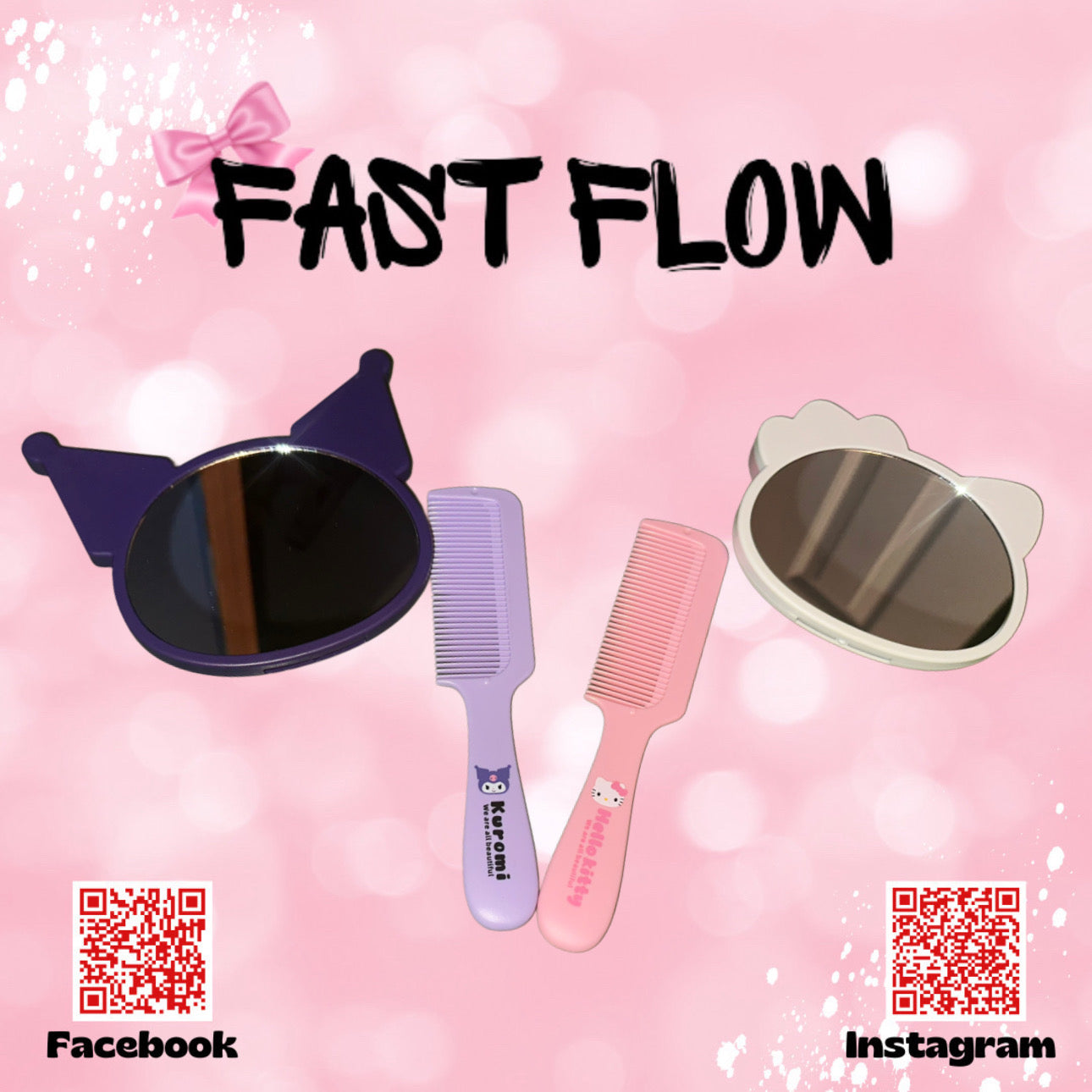 Makeup Mirror comb