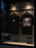 THE WORLD IS YOURS OVERSIZED BLACK TEE
